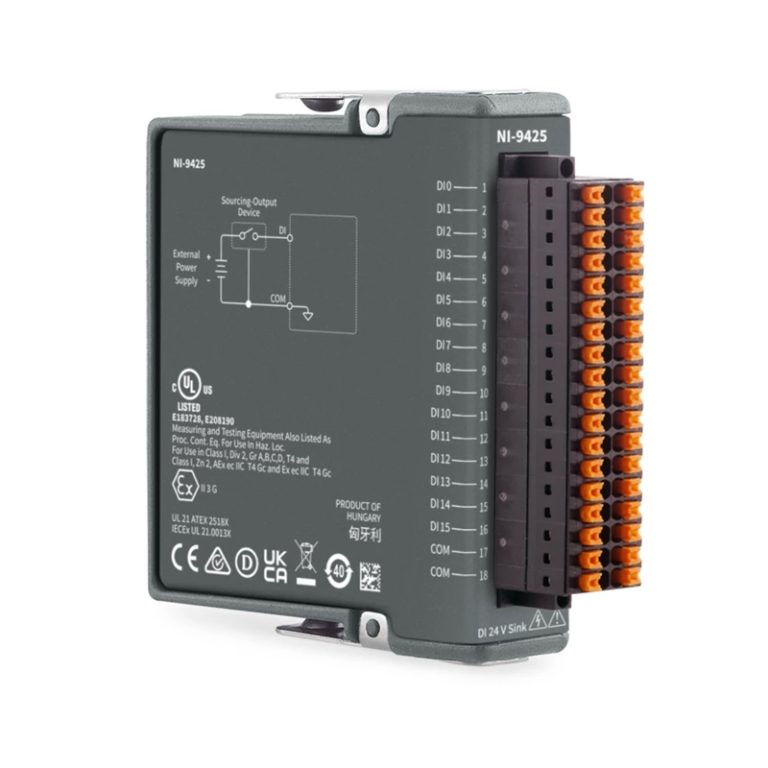 NI-9425 Spring Terminal,32-Ch, 24V,7 microseconds(785044-01)