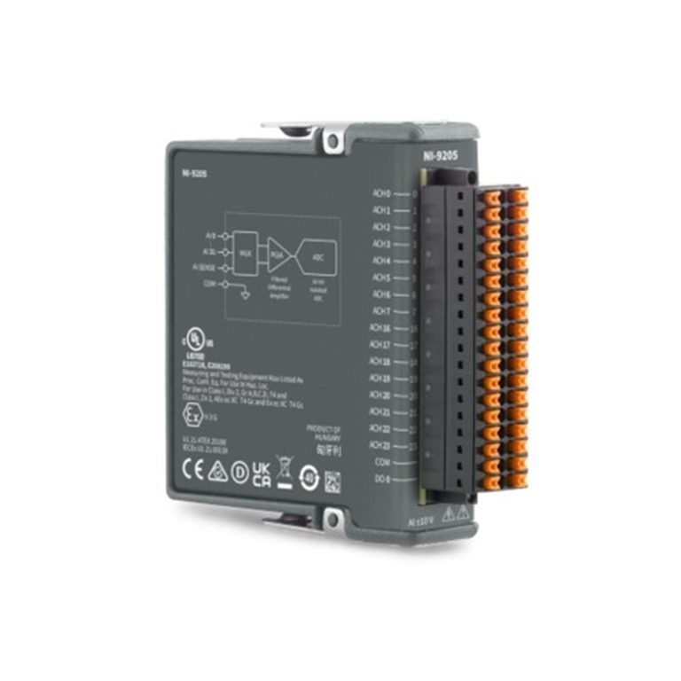 Ni Spring Terminal NI-9205 Spring Terminal,32 Ch,+/-200mv To +/-10v (785184-01)
