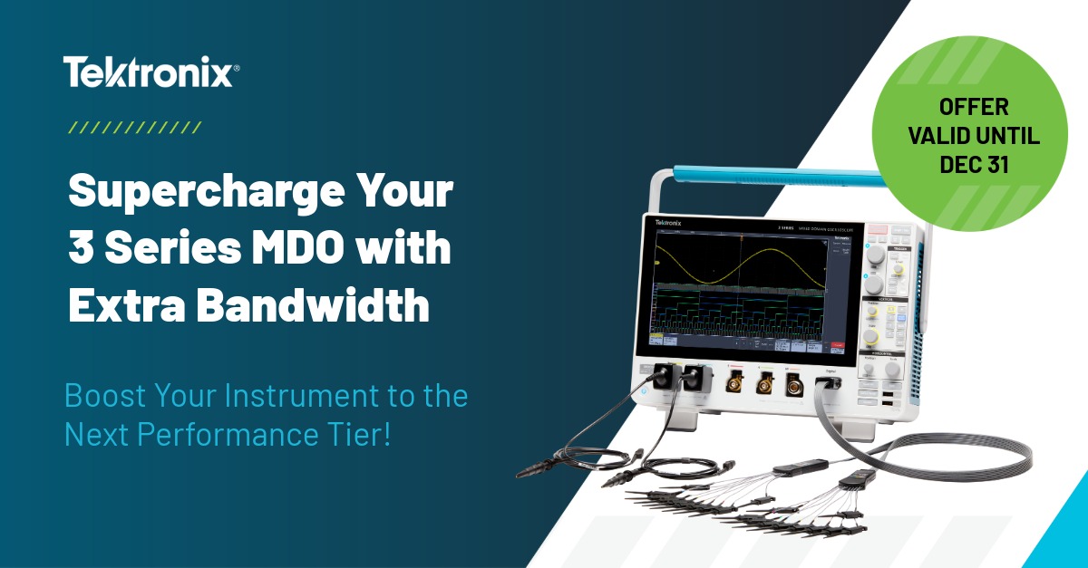 Tektronix - 3 Series MDO Super Charge Promotion - Trinergy Instrument ...